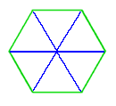 正六角形