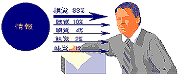 視覚から得る情報
